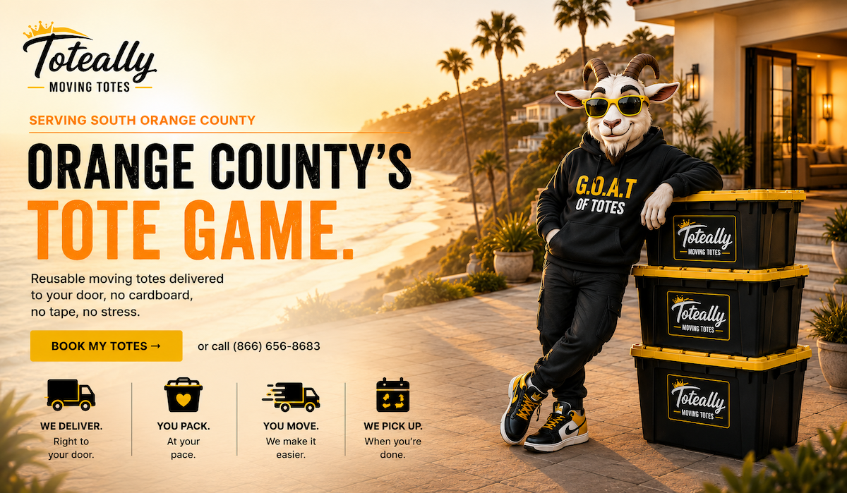 Orange County Moving Totes — Toteally Moving Totes